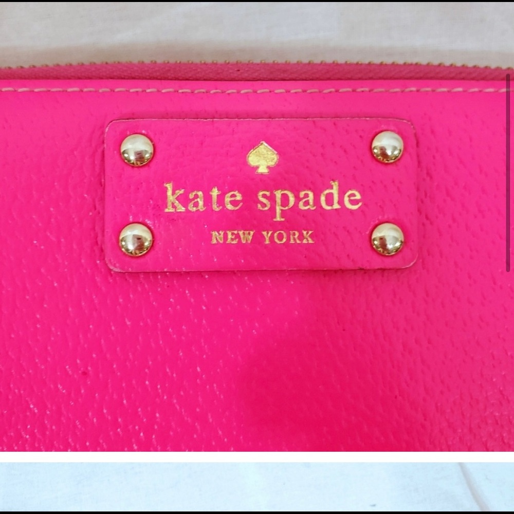 Kate Spade Hot Pink Wallet - Picture 3 of 6